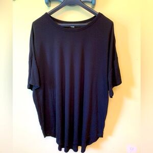 Comfortable Black Oversized Shirt XL